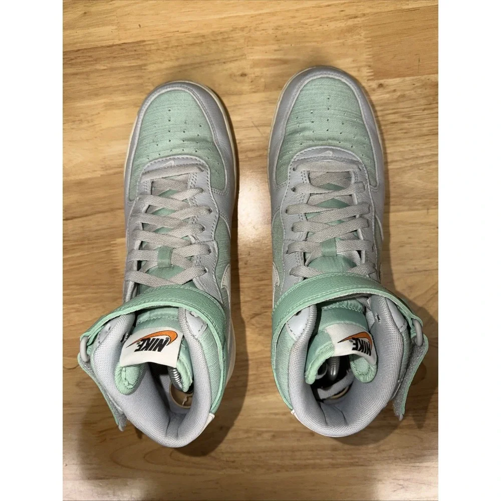 Nike Air Force 1 '07 LX Mid Certified Fresh Sneakers Shoes Enamel Green‎ Men 9.5